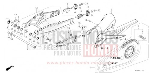 BRAS OSCILLANT CBF125NAT de 2026